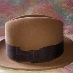 Barlesoni Homburg Camel Brown Fedora